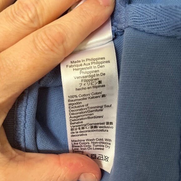 J Crew Crewcuts Blue Kids' half-zip cotton pullover - Picture 5 of 6